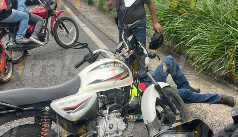Motociclista lesionado en Cuautla