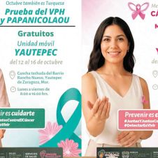 Mastografías y Papanicolaou gratis en Yautepec del 12 al 17 de octubre Mastografías y Papanicolaou gratis en Yautepec del 12 al 17 de octubre