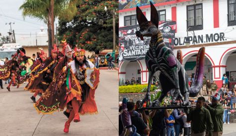 Totolapan celebra la XXX Fiesta del Maíz con desfile de danzas y chinelos