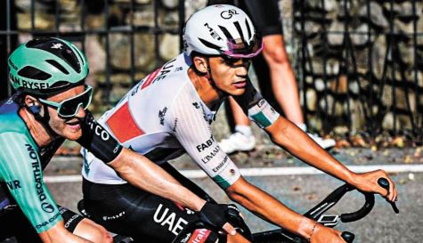 Isaac del Toro rodó en el pelotón principal durante gran parte de los 239 kilómetros de la prueba italiana.