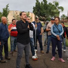 Israel Piña encabeza jornada de limpieza en Campo Verde, Temixco Israel Piña encabeza jornada de limpieza en Campo Verde, Temixco