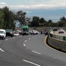 Accidente de motociclista en la autopista Accidente de motociclista en la autopista
