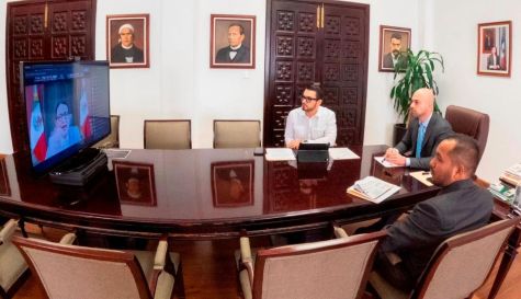 Reunión de trabajo con autoridades federales