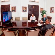 Reunión de trabajo con autoridades federales