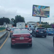 Cierres de la autopista por obras en la UAEM