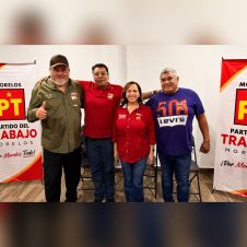 Tania Valentina refuerza la estructura del PT en Morelos
