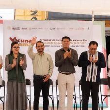 Tepoztlán inicia campaña de vacunación invernal y VPH