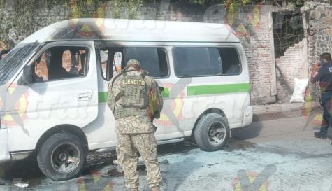Atentado contra colectiva en Cuautla