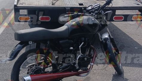 Sujeto detenido con moto robada