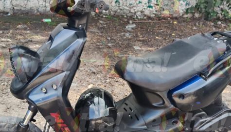 Motoneta robada en Ayala