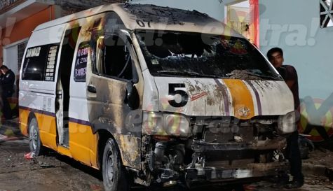 Ruta quemada en Yecapixtla