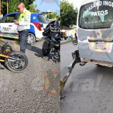 Motociclista choca contra colectiva en Casasano, Cuautla Motociclista choca contra colectiva en Casasano, Cuautla