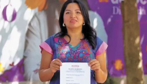 Melissa Montes de Oca se registra en Morena por Yautepec