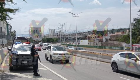 Atropellado en el Paso Express de Cuernavaca