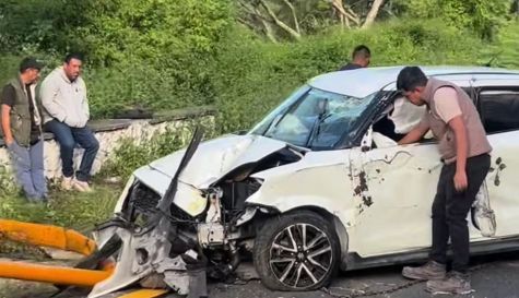 Fuerte accidente en Cañón de Lobos