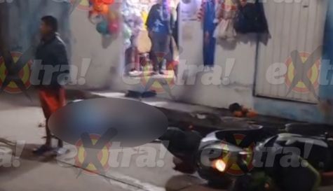 Motociclistas accidentados en Yecapixtla
