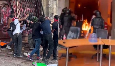 Violencia en Palacio de Gobierno y Congreso de Jalisco