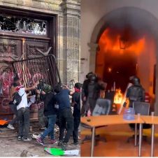 Violencia en Palacio de Gobierno y Congreso de Jalisco