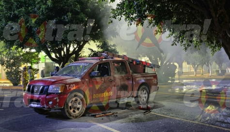 Incendian oficina de vigilancia de Bodega Aurrera en Cuautla