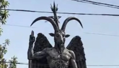 Estatua de Baphomet en CDMX Desmienten figura en El Pedregal