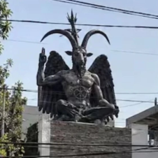 Estatua de Baphomet en CDMX Desmienten figura en El Pedregal