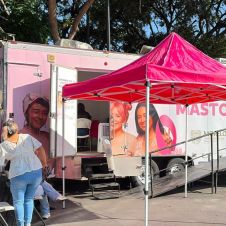 Mastógrafo en Plaza de Armas de Cuernavaca