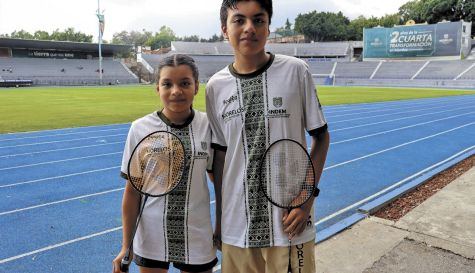 Mía y Santiago Ramírez representan a Morelos en Bádminton 2026