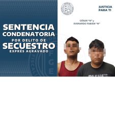 Condenan a sujetos por secuestrar a mujer en Cuernavaca