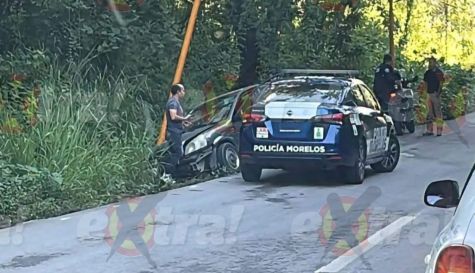 Accidente por salida del camino en Cañón de Lobos