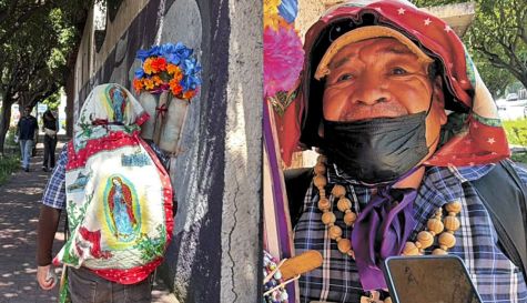 Peregrino de Xoxocotla camina a la Basílica por milagro de su hijo