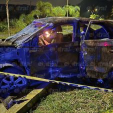 Muere motociclista en choque frontal en carretera de Yautepec