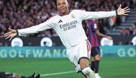 Real Madrid vence 2-1 al Barcelona con doblete de Mbappé