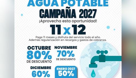 Pago de agua en Xochitepec: Lanzan descuentos de hasta 80%