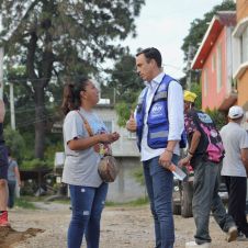 Daniel Martínez Terrazas atiende obras y seguridad en Loma Bonita