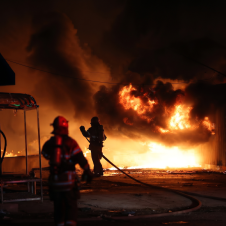 Incendio en Corea del Sur: controlan fuego tras 13 horas en Seúl