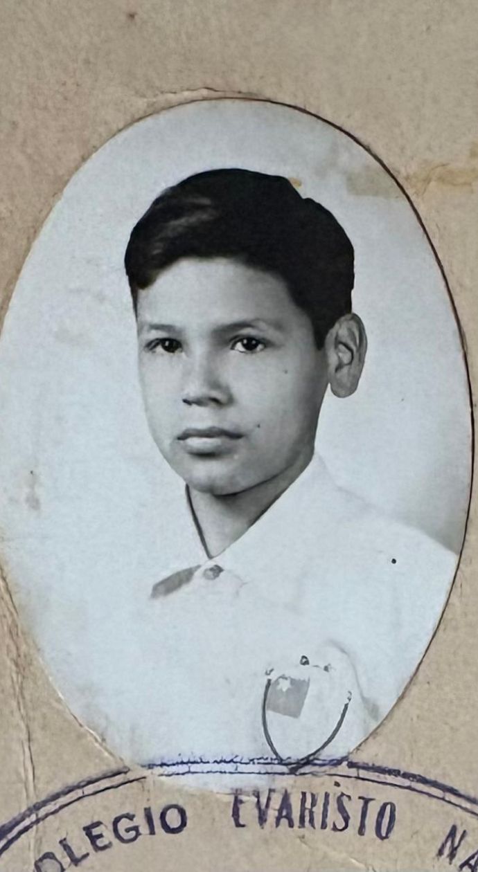 Serafín Gutiérrez López, de niño