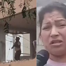 Mujer derriba casa en terreno de exsuegro: “Me ha costado esfuerzo”