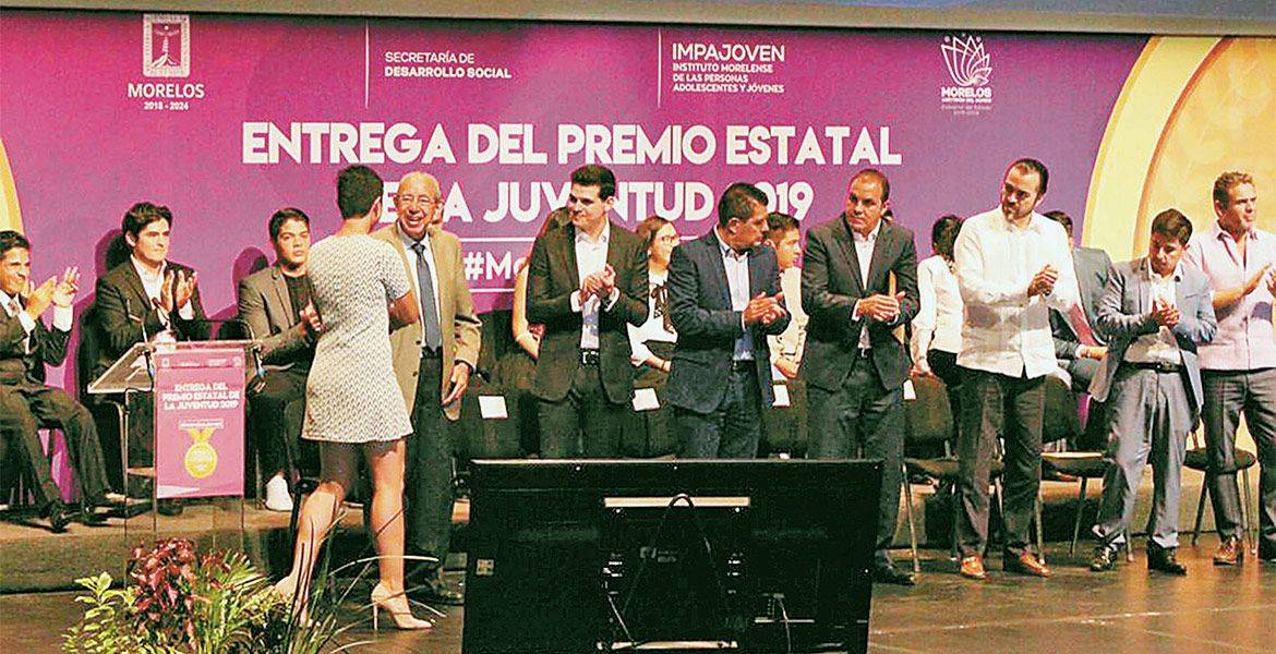 Lista convocatoria para el Premio Estatal de la Juventud en Morelos