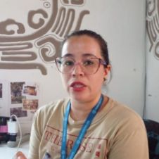 Antropóloga Lorena Reyes Castañeda. - Jardín Etnobotánico