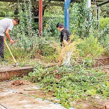Tepoztlán limpia sus escuelas