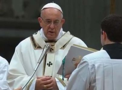 El Papa clama por la paz en el mundo