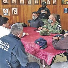 Refuerzan seguridad en Tetela del Volcán