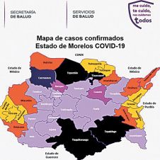 Baja letalidad y suben casos de COVID-19 en Morelos