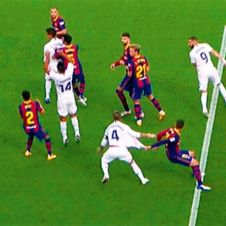 Vence Real Madrid al Barcelona, en el clásico