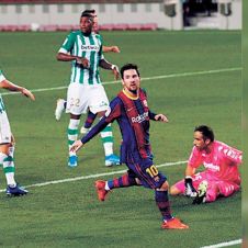 Guía Messi triunfo del Barcelona