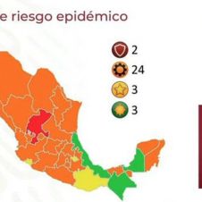 Semáforo naranja Morelos