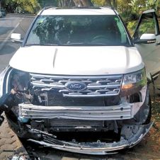 Resultan ilesos tras choque en Morelos