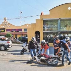 Tiran a motociclista en Jiutepec