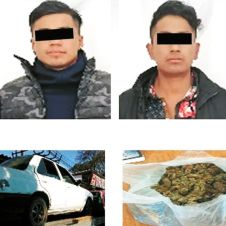 Caen cuatro hombres con marihuana en Morelos
