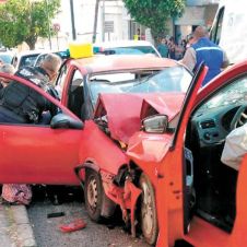 Dos lesionados en choque en Cuernavaca; causa, el alcohol